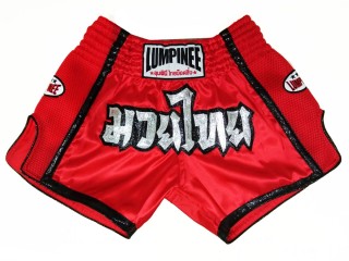 Lumpinee Muay Thai Boxing shorts : LUMRTO-005-Red