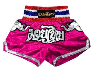 Kanong Elephant Muay Thai Kick boxing Shorts : KNS-125-DarkPink
