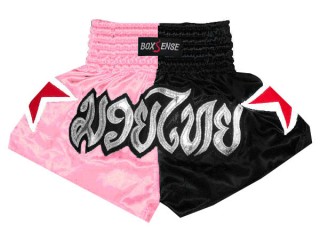 Boxsense Girl Muay Thai Shorts : BXSKID-005-LightPink