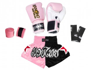 Muay Thai Pack for Kids : Light Pink