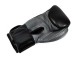 Kanong Real Leather Muay Thai Boxing Gloves : Black/Grey