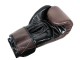 Kanong Real Leather Muay Thai Boxing Gloves : Brown/Black