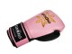 Kanong Real Leather Muay Thai Boxing Gloves : Pink/Black