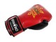 Kanong Real Leather Muay Thai Boxing Gloves : Red/Black