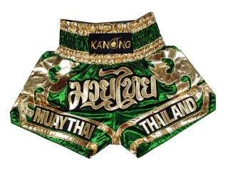 Kanong Thai Boxing Shorts : KNS-136-Green