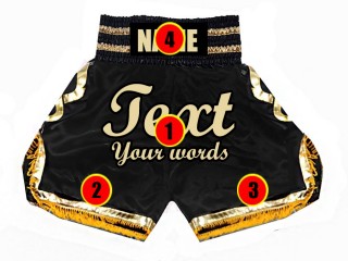 Custom Embroidery Boxing Shorts for Kids