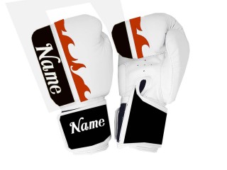 Personalised Pink/Black Boxing Gloves : KNGCUST-055