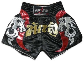 Boxsense Muay Thai Boxing shorts : BXS-005 Black