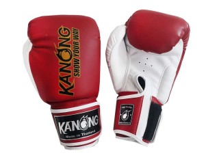 Kanong Kids Thai Boxing Gloves : Red