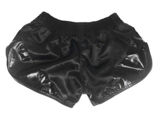 Kanong Woman Retro Thai Boxing Shorts : KNSRTO-202-Black