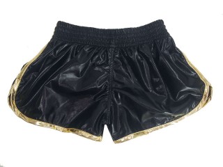 Kanong Muay Thai Shorts for Women : KNSWO-401-Black