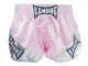 Kanong Retro Muay Thai Shorts : KNSRTO-201-Pink-Silver