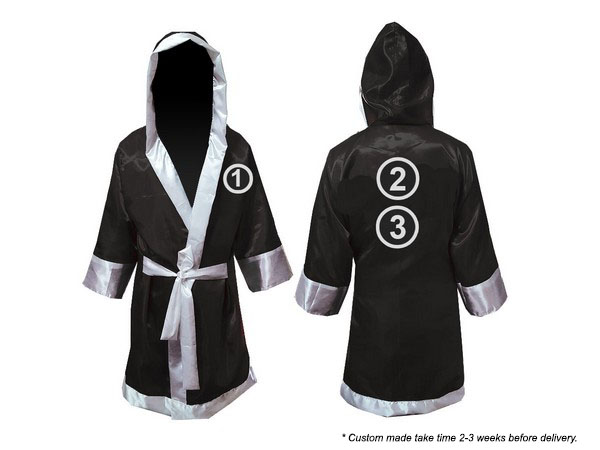 Personalize Kanong Boxing Robe with hood : Purple